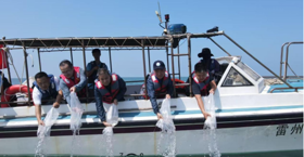 广西海洋药物重点实验室联合广东雷州珍稀海洋生物国家级自然保护区开展海洋珍稀生物增殖放流